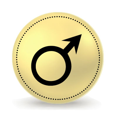 Glyphe astrologique de Mars