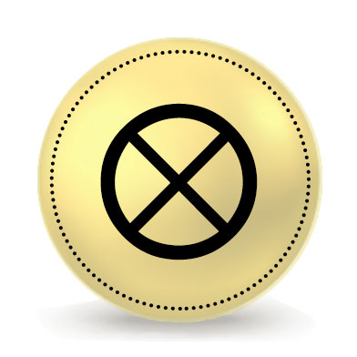 Glyphe astrologique de la Part de Fortune